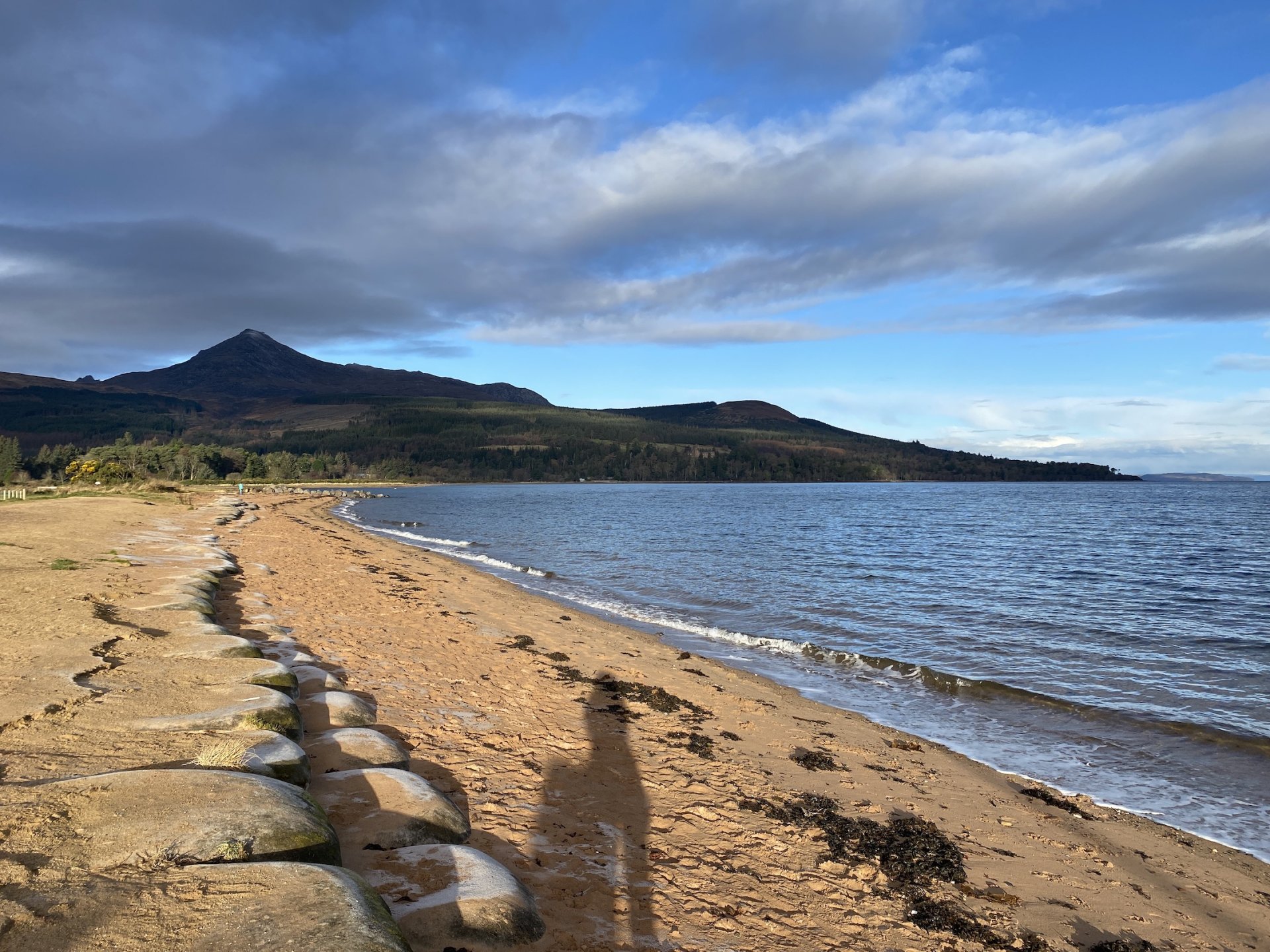 Goatfell dominates Brodick Bay.