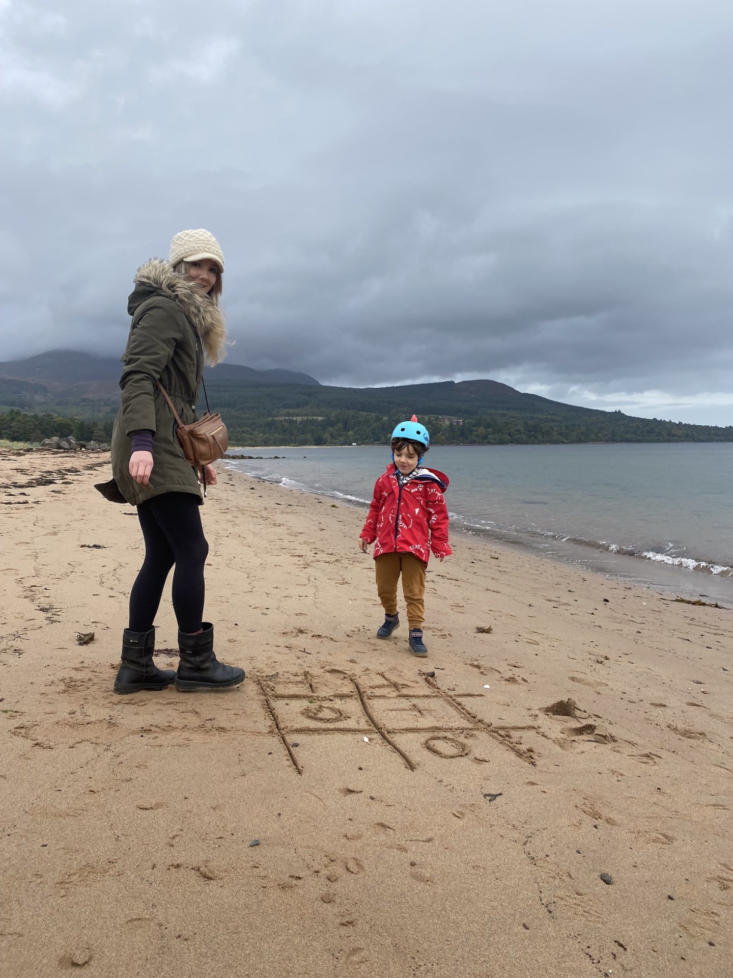Family fun in Brodick on the Isle of Arran.